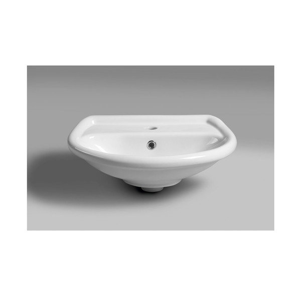Lavabo bianco in ceramica 50x40 cm – Sapho-image-1