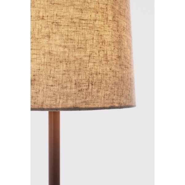 Lampada da terra beige con paralume in tessuto (altezza totale 166 cm) Assam – Bizzotto-image-3
