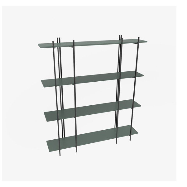 Libreria verde 160x180 cm Moss - Kalune Design-image-2