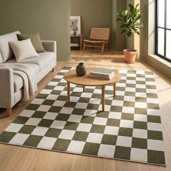 Tappeto verde/color crema 160x230 cm Bistro – ESTE-image-3