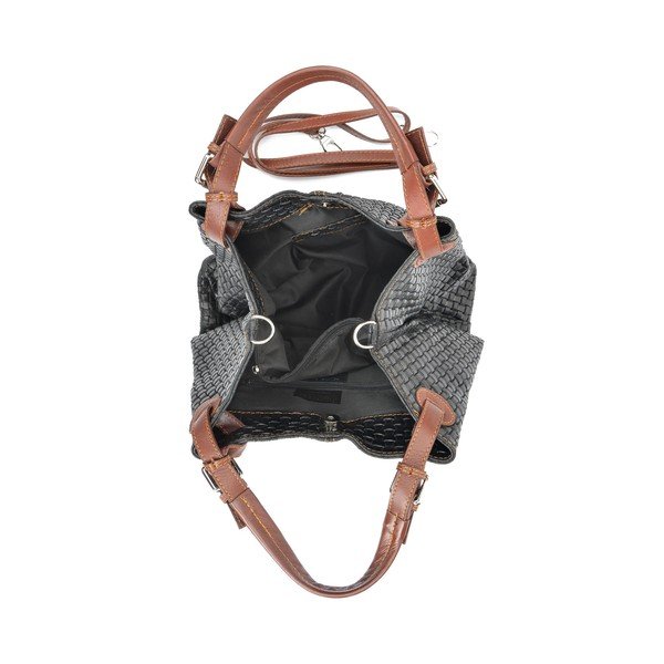 Borsa in pelle Seina 858 Nero - Isabella Rhea-image-3