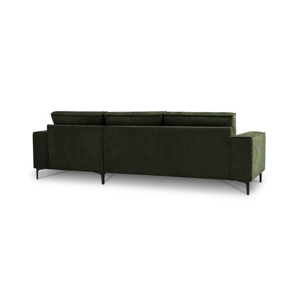 Divano angolare verde (con penisola a destra/con chaise lounge) con rivestimento in ciniglia Copenhagen – Scandic-image-3