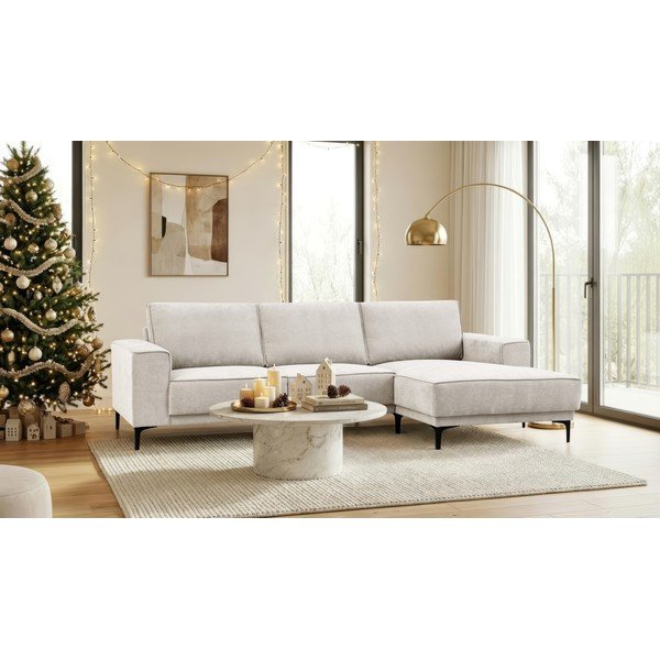 Divano angolare color crema (con penisola a destra) Copenhagen – Scandic-image-2