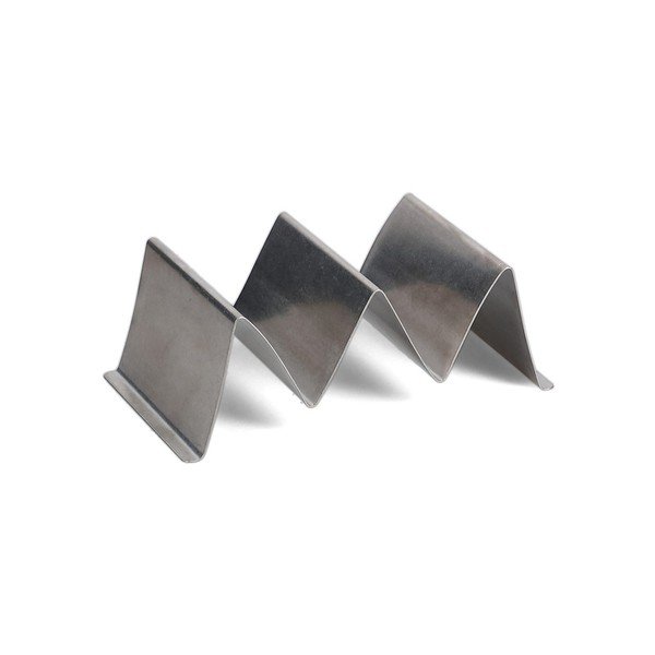 Porta tacos vassoio di servizio in acciaio inox 10x19 cm Serve – BonBistro