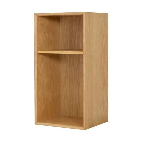 Scaffale modulare in rovere decorato in colore naturale 36x70 cm Z - Tenzo-image-3