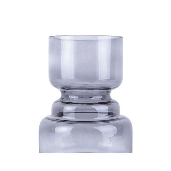 Vaso in vetro grigio, altezza 20 cm Courtly - PT LIVING-image-2