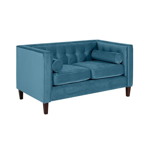 Divano Jeronimo blu petrolio, 154 cm - Max Winzer-image-2