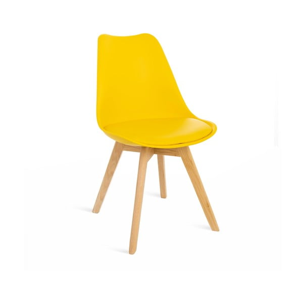 Set di 2 sedie gialle con gambe in faggio Retro - Bonami Essentials