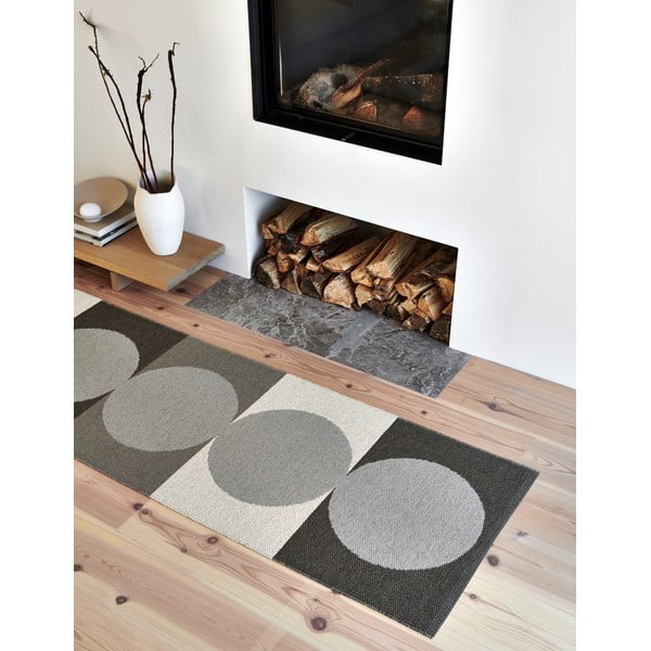 Passatoia da interno/esterno grigia/color crema 70x280 cm Otto Clay – Pappelina-image-3