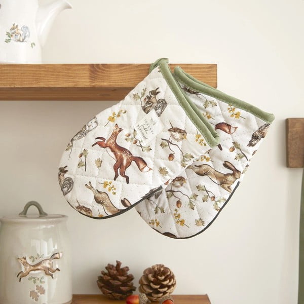 Set di guanti da forno in cotone 2 pz Forest Fable – Cooksmart ®-image-1