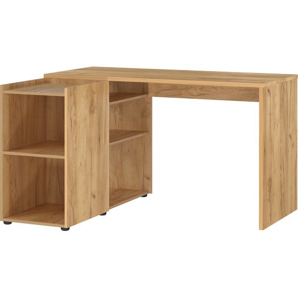 Tavolo da lavoro in rovere 129x107 cm Olvera - Germania-image-1