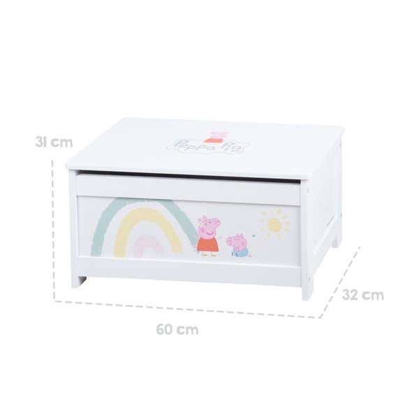 Scatola portaoggetti per bambini 60x32x30 cm Peppa Pig - Roba-image-1
