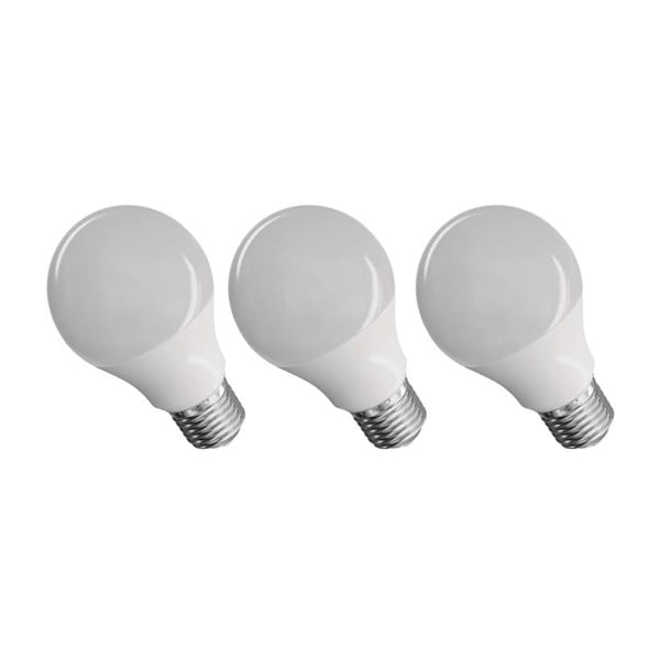 Lampadine LED calde in set di 3 pezzi E27, 8,5 W - EMOS-image-2