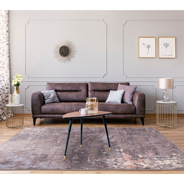 Tappeto in lana grigio 200x300 cm Goda - Agnella-image-1