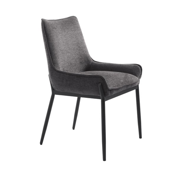 Sedia da pranzo grigio scuro Calgary - Unique Furniture