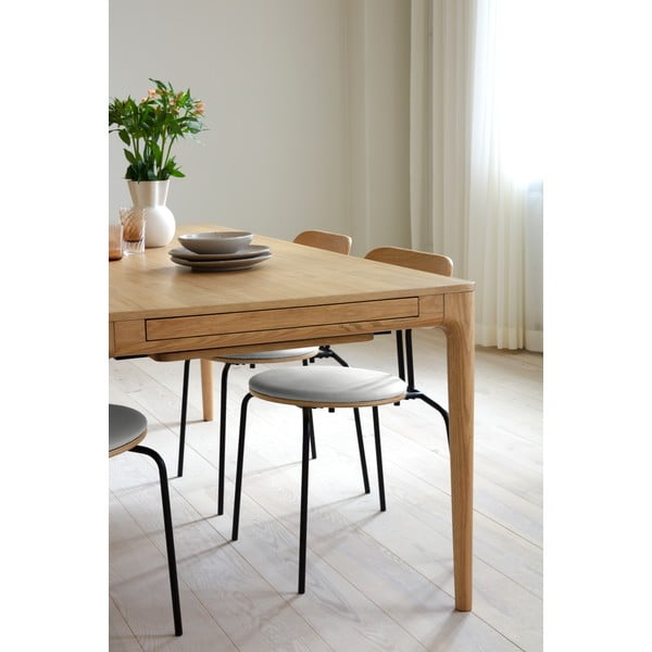 Sedia da pranzo nera e beige Curious - UMAGE-image-4