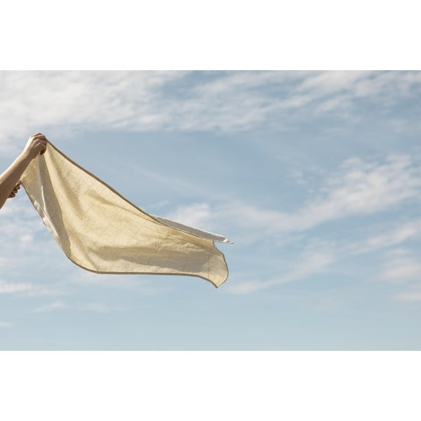 Tovaglia Beige Lines, 140 x 140 cm - Really Nice Things-image-3