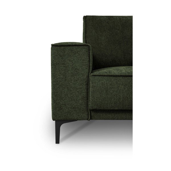 Divano verde con rivestimento in ciniglia 224 cm Copenhagen – Scandic-image-4