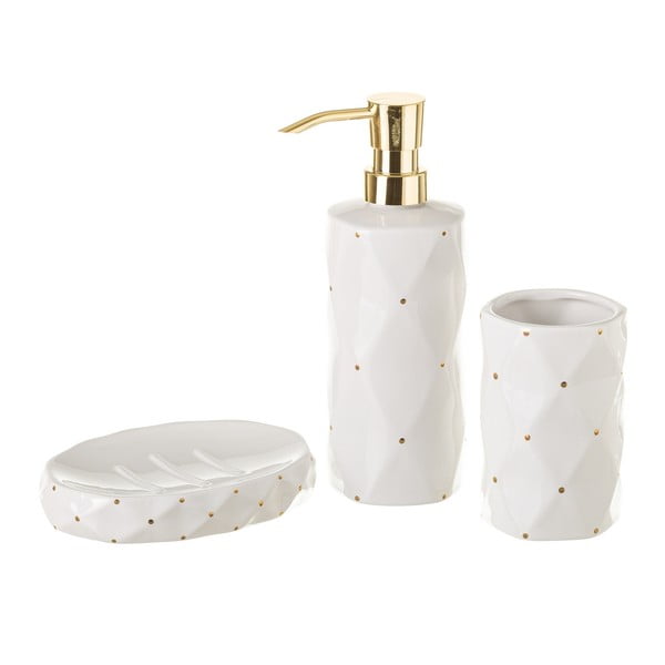 Set di accessori da bagno bianchi Dottie - Casa Selección