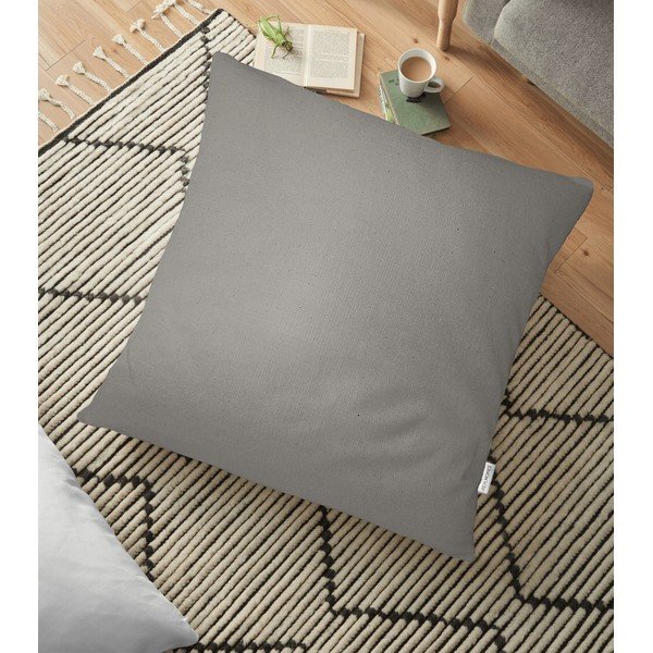 Soffice federa grigia in misto cotone, 70 x 70 cm - Minimalist Cushion Covers