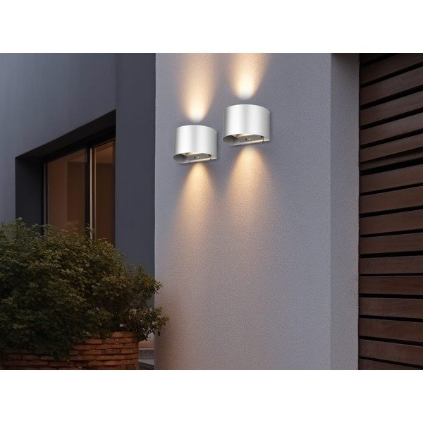 Illuminazione esterna LED con sensore di movimento da parete (altezza totale 10 cm) Talent – Reality-image-3