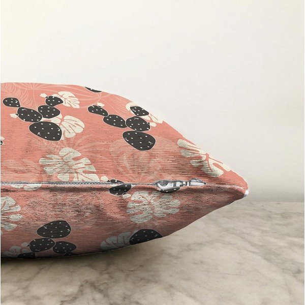 Federa arancione in ciniglia di cotone, 55 x 55 cm - Minimalist Cushion Covers-image-1