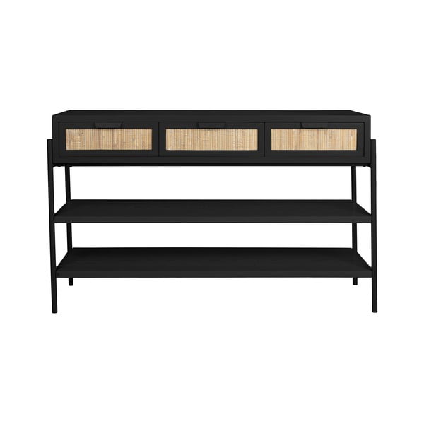 Tavolo consolle nero 38x120 cm Yasu – Dutchbone