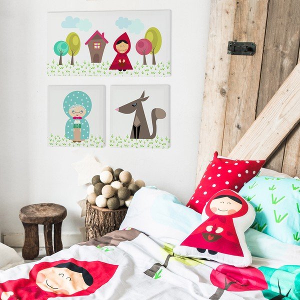 Quadro per bambini 27x27 cm Grandma - Mr. Fox-image-1