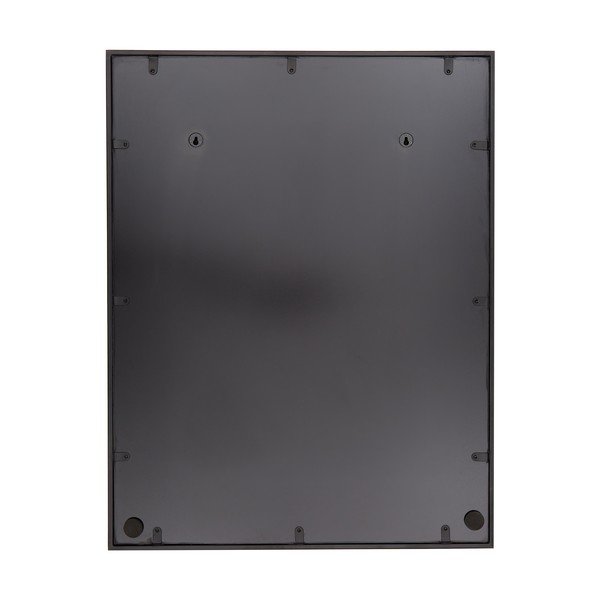Specchio da parete con cornice in metallo nero , 70 x 90 cm Clarita - Westwing Collection-image-1