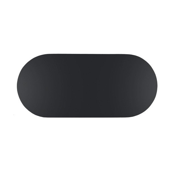 Vassoio nero con specchio fumé Ovale, larghezza 18 cm Mirage - PT LIVING-image-2