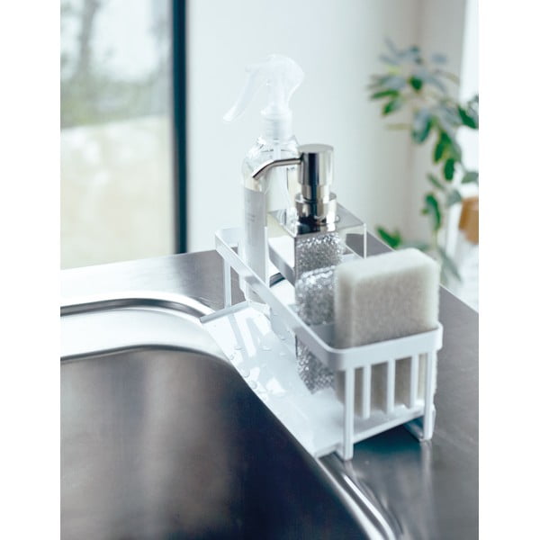 Supporto per lavello in metallo bianco Yamazaki Tower - YAMAZAKI-image-1