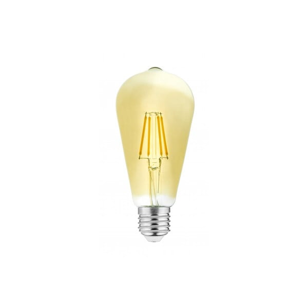 Lampadina con filamenti con luce bianca calda e presa E27, 4 W – GTV