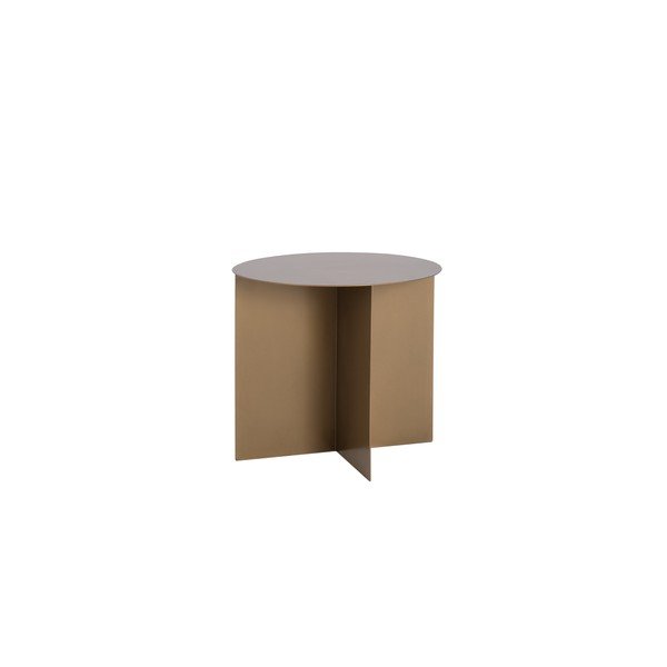 Tavolo da conferenza in oro Custom Form Oli, ⌀ 50 cm - CustomForm