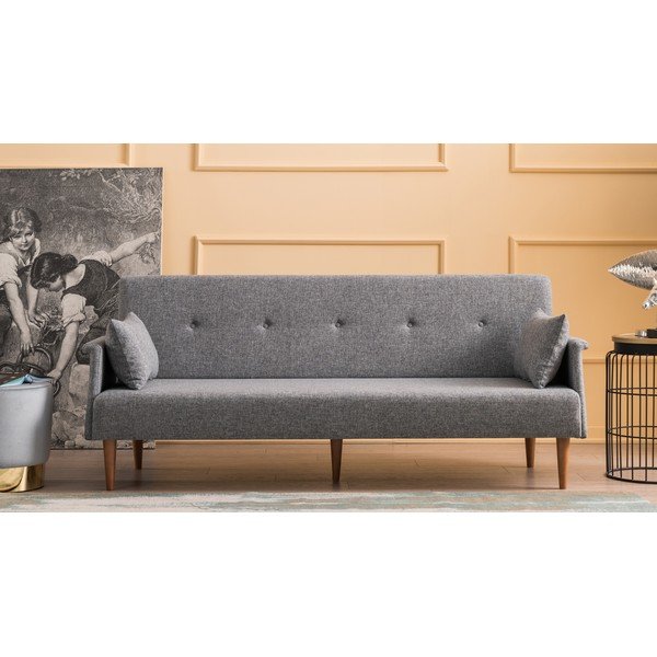 Divano letto grigio Julia Navan - Balcab Home-image-1