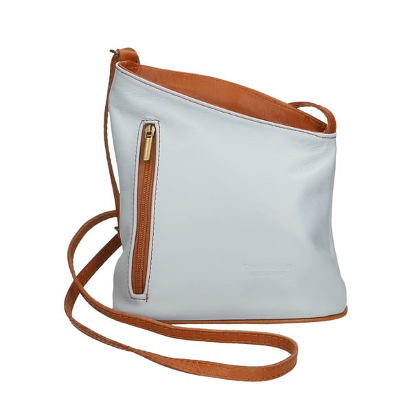 Borsa in pelle grigio-marrone Garturo - Chicca Borse
