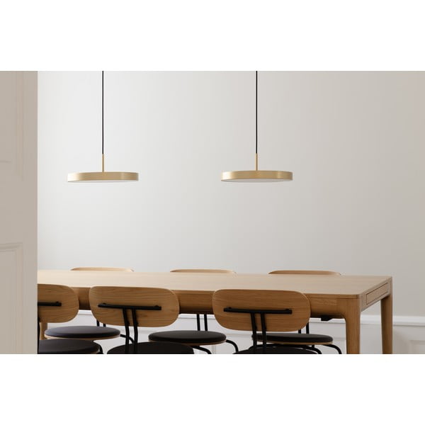 Lampada a sospensione a LED in oro con paralume in metallo ø 31 cm Asteria Mini - UMAGE-image-1