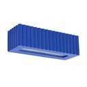 Lampada da parete blu in ceramica Rivena – Sollux