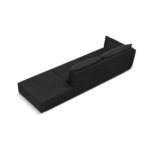 Divano angolare grigio scuro Vanda - Mazzini Sofas-image-3