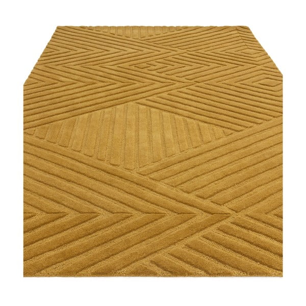 Tappeto di lana giallo ocra 160x230 cm Hague - Asiatic Carpets-image-4