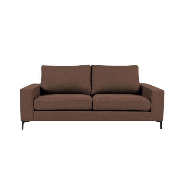 Hnědá třímístná pohovka Kooko Home Cancan