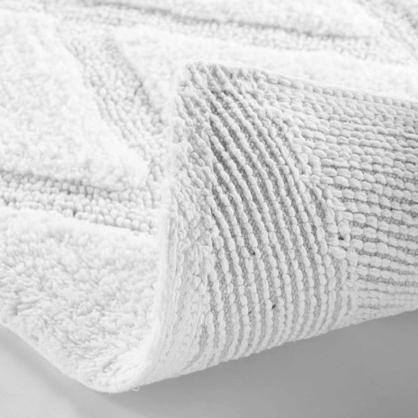 Tappetino per il bagno bianco 50x80 cm Thais – douceur d'intérieur-image-2