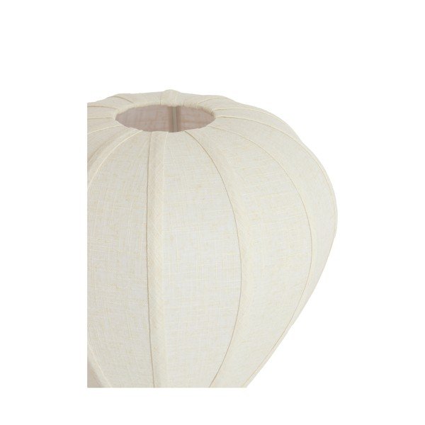 Lampada da tavolo color crema in metallo con paralume in tessuto (altezza totale 36 cm) Kyzo – Light & Living-image-3