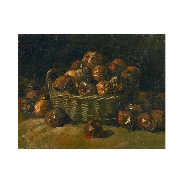 Obraz Vincenta van Gogha - Basket of Apples, 70x55 cm