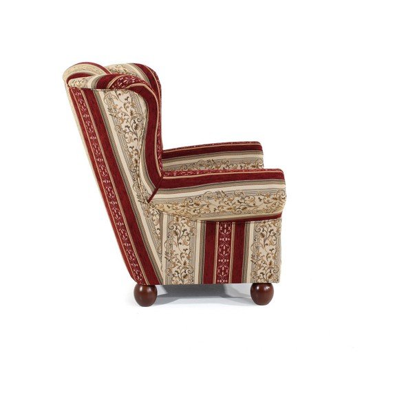 Poltrona a motivi rossi Monarch Chenille - Max Winzer-image-4