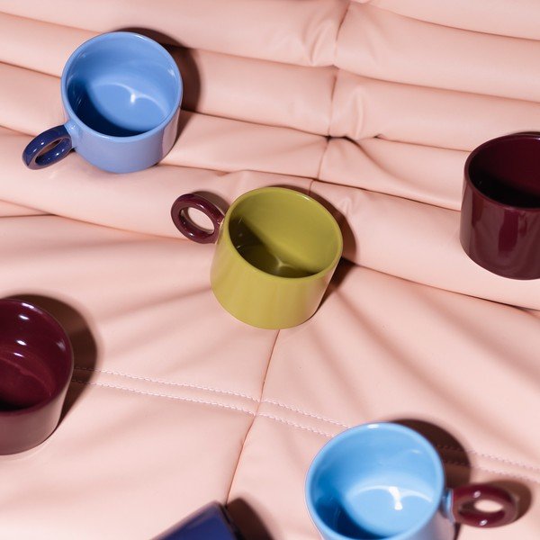 Tazza burgundy in gres 280 ml Lou – ONA-image-2