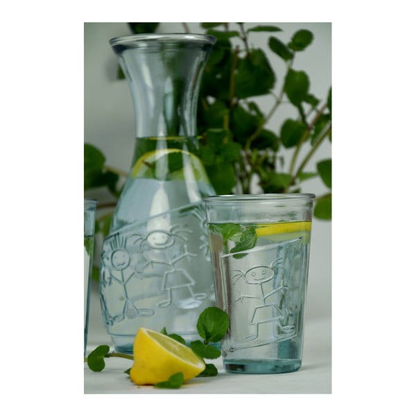 Barattolo in vetro riciclato trasparente Holka - Ego Dekor-image-1