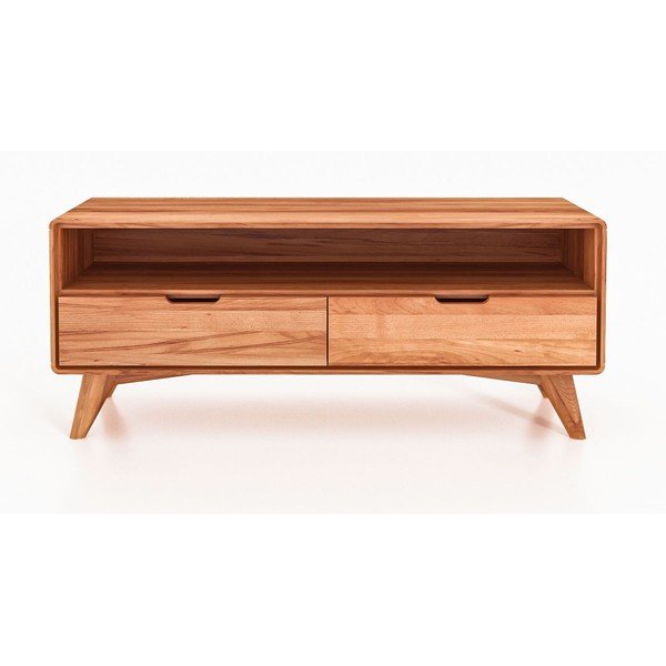 Tavolo TV in legno di faggio 120x48 cm Greg - The Beds-image-2