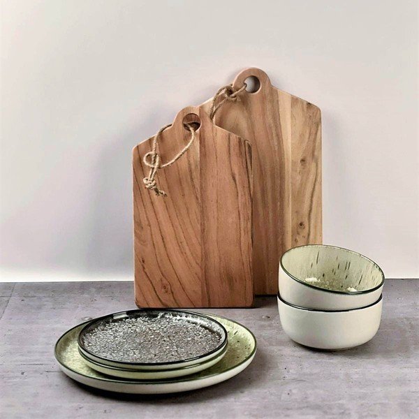 Ciotolina verde/color crema in gres 740 ml Gravel – ONA-image-1