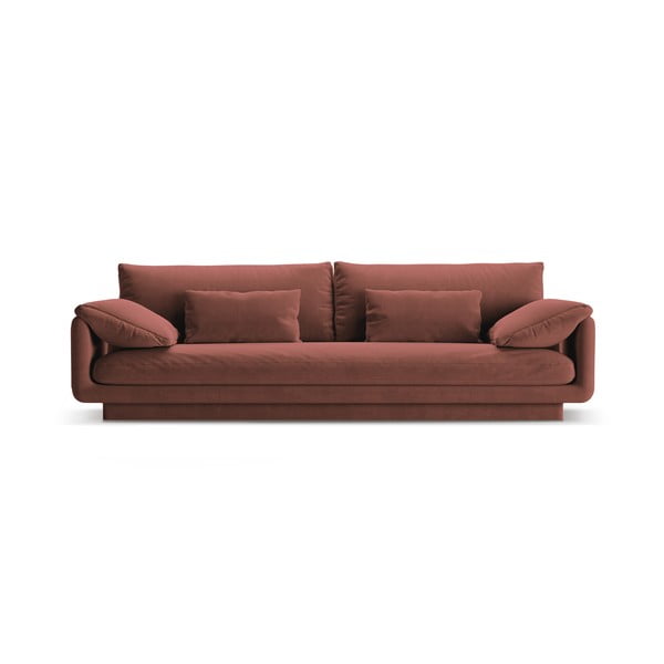 Divano in tessuto bouclé rosa 250 cm Torino - Micadoni Home