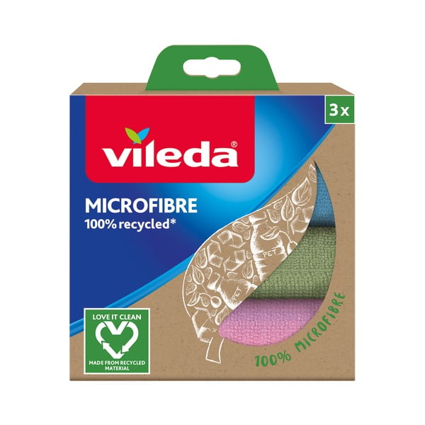 Set di panni per pulire in microfibra 3 pz – Vileda